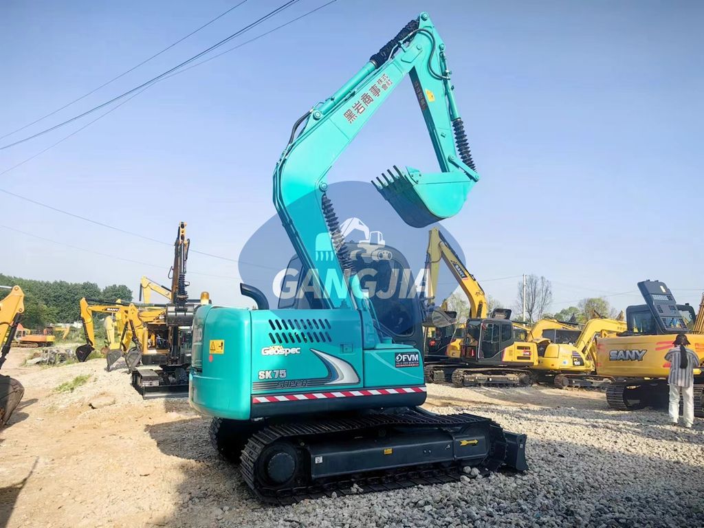 Original Kobelco SK75 second-hand excavator