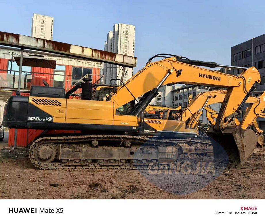 Hyundai R520-9VS used excavator spot sale