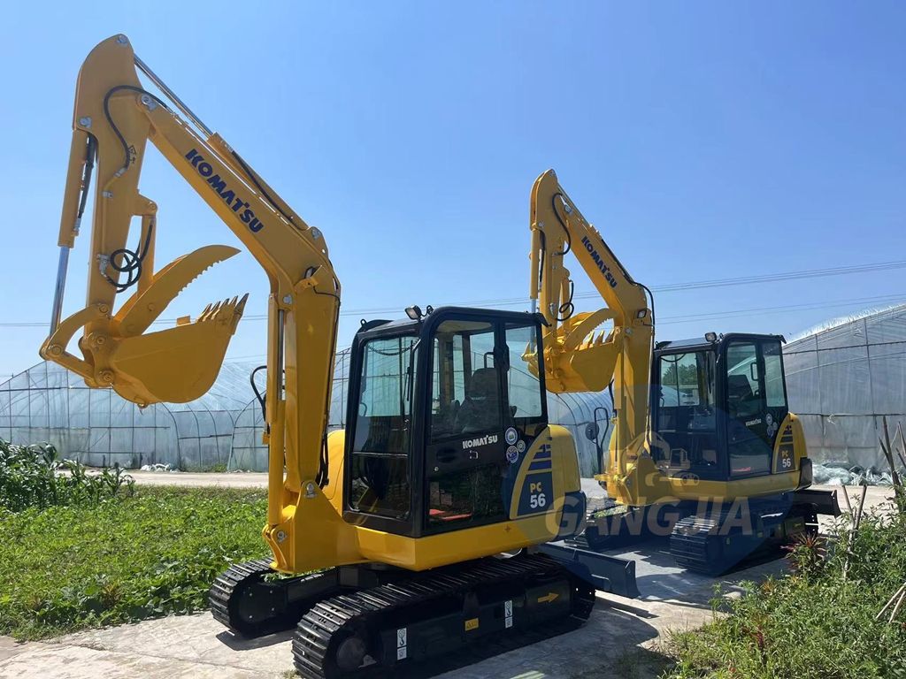 Komatsu PC56-7 used small excavator for sale