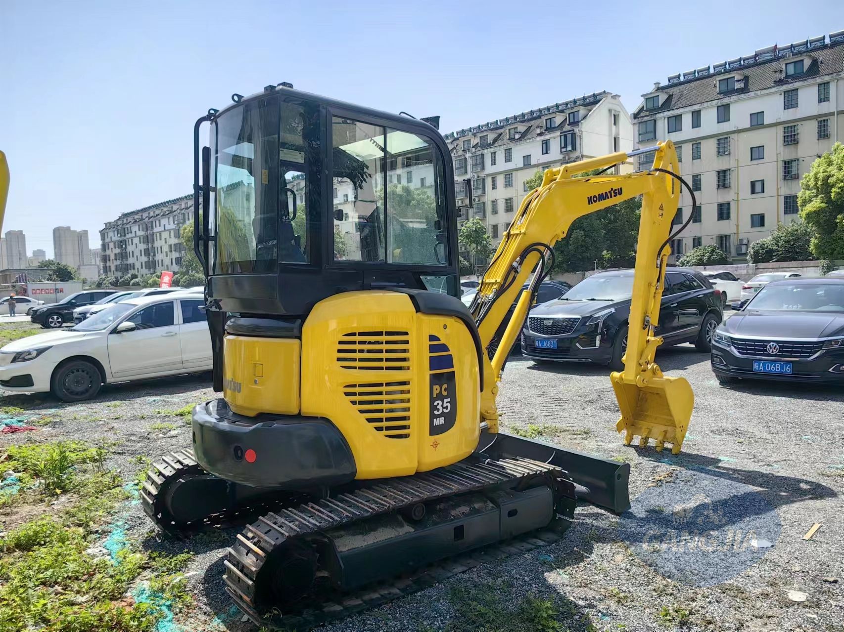 komatsu pc35mr with cabin for sale